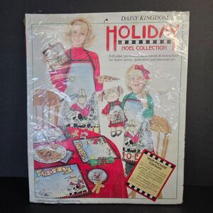 Daisy Kingdom Holiday Noel Collection Craft Kit Aprons and Placements Christmas